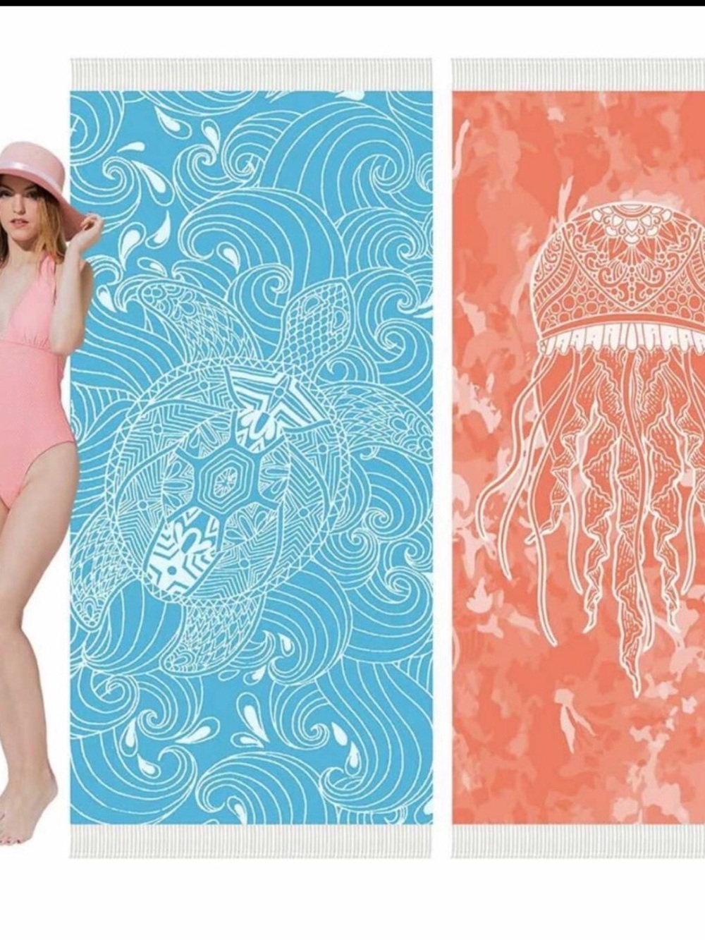 Set of 2 Beach Towel - Lightweight